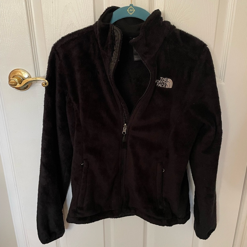North Face Black Fuzzy Jacket